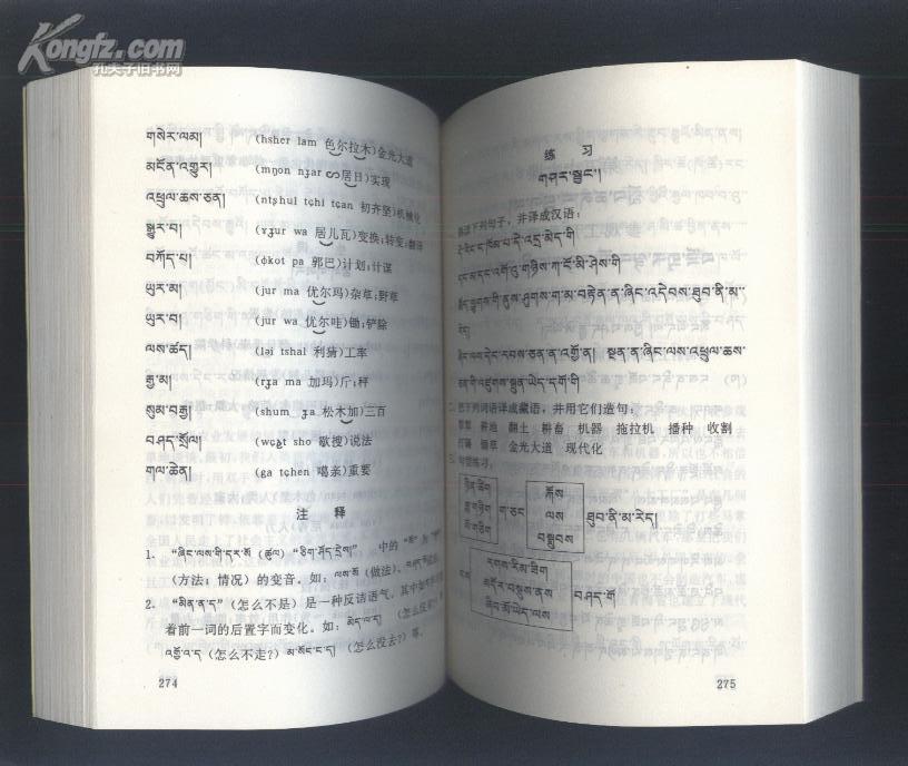 安多藏语会话读本汉藏文对照2005年2版3印计8600册汉字注音及国际音标