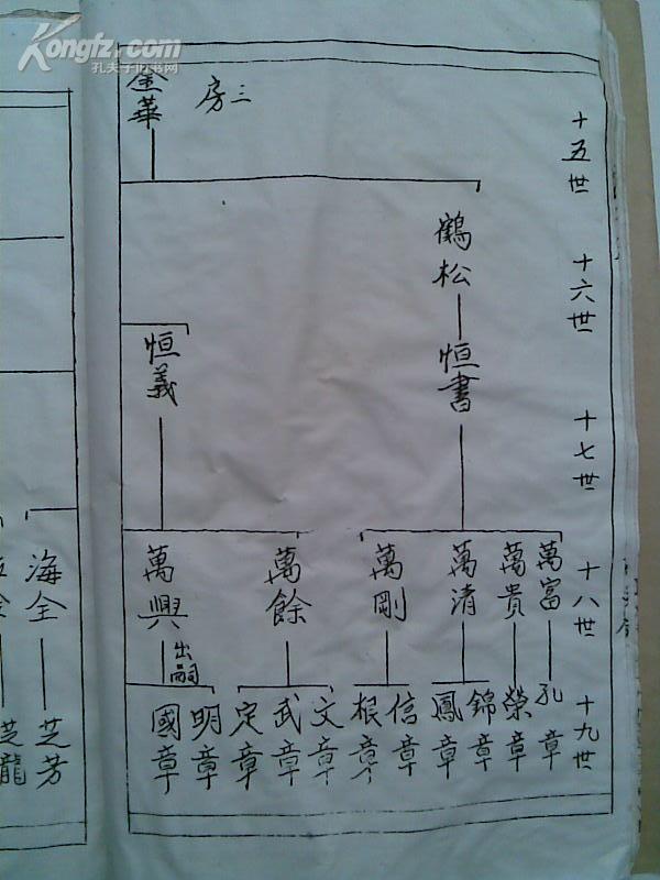 【复印件】袁氏宗谱[卧雪堂]盐城西袁庄 16开 156页 1994年2月修本
