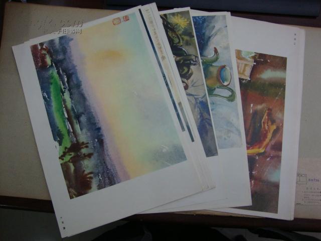 蒋玄怡水彩画(内页九品)