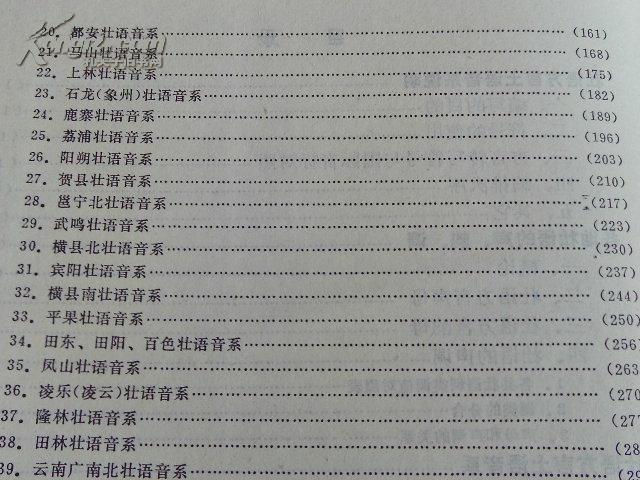 壮语方言土语音系