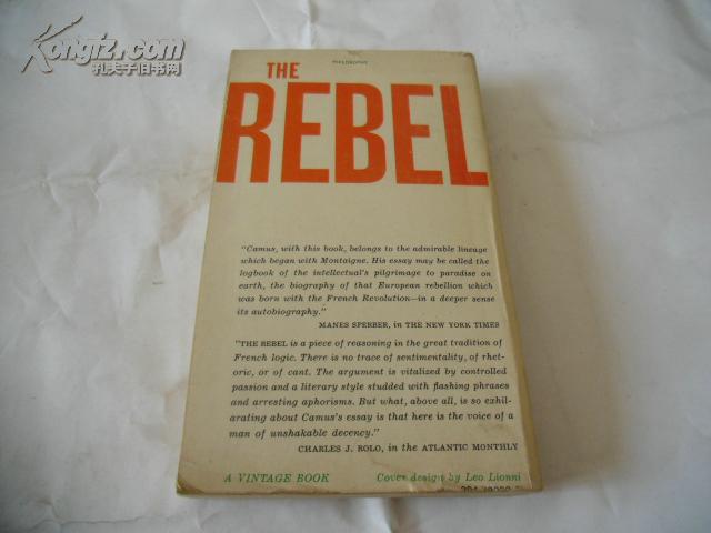 the rebel【反抗的人/反叛者,阿尔贝·加缪,英文原版】