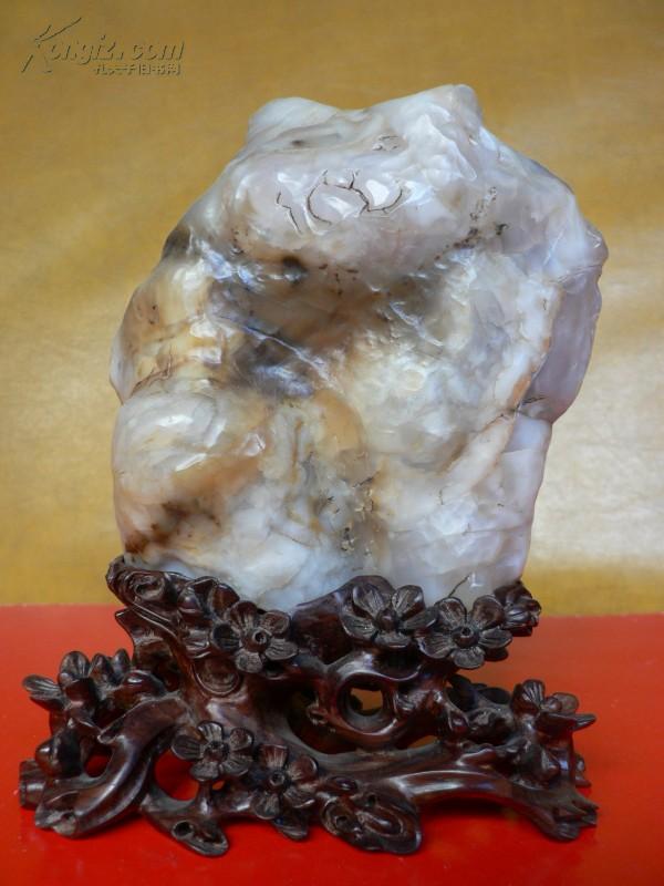 罕见奇石,精品,极品奇石收藏,天然动物——【熊宝宝】
