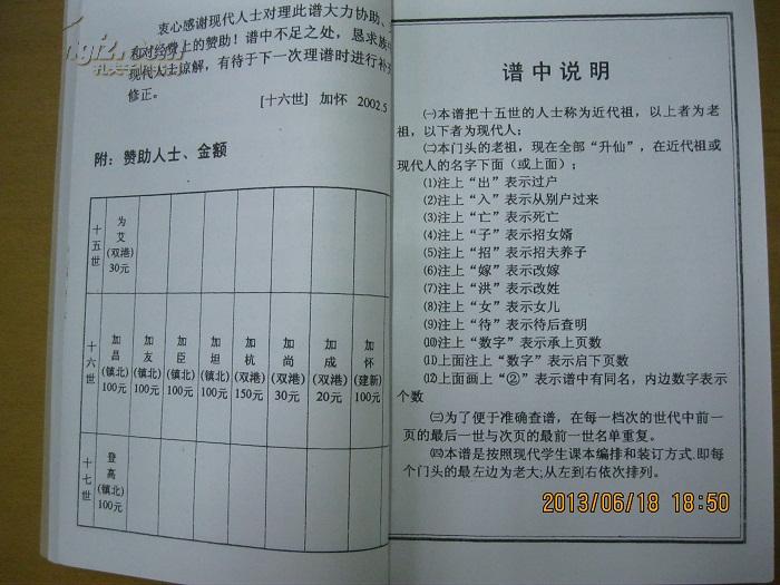 洪氏东门支谱(洪氏族谱.江苏省建湖县一带.始祖洪仁正