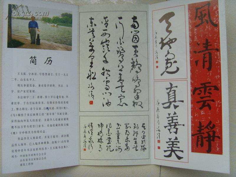 王玉振:《王玉振书法简介》中国书法学会会员,中国易学文化研究会会员