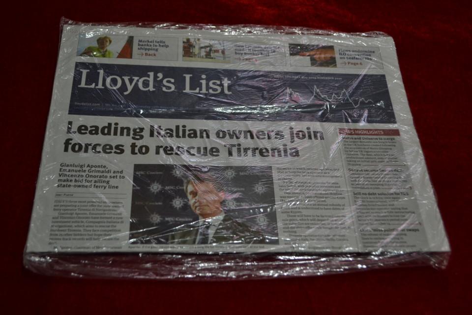 世界最古老报纸 lloyd's list 劳埃德船舶日报 2010/11/10 no.60298