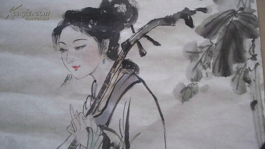 古代美女水墨人物画(1)