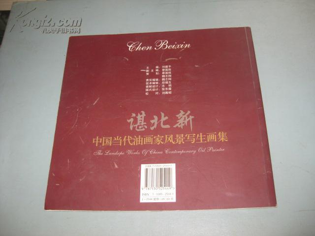 中国当代油画家风景写生画集 湛北新