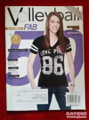 volleyball 2011\/04 体育杂志 排球杂志时尚英文