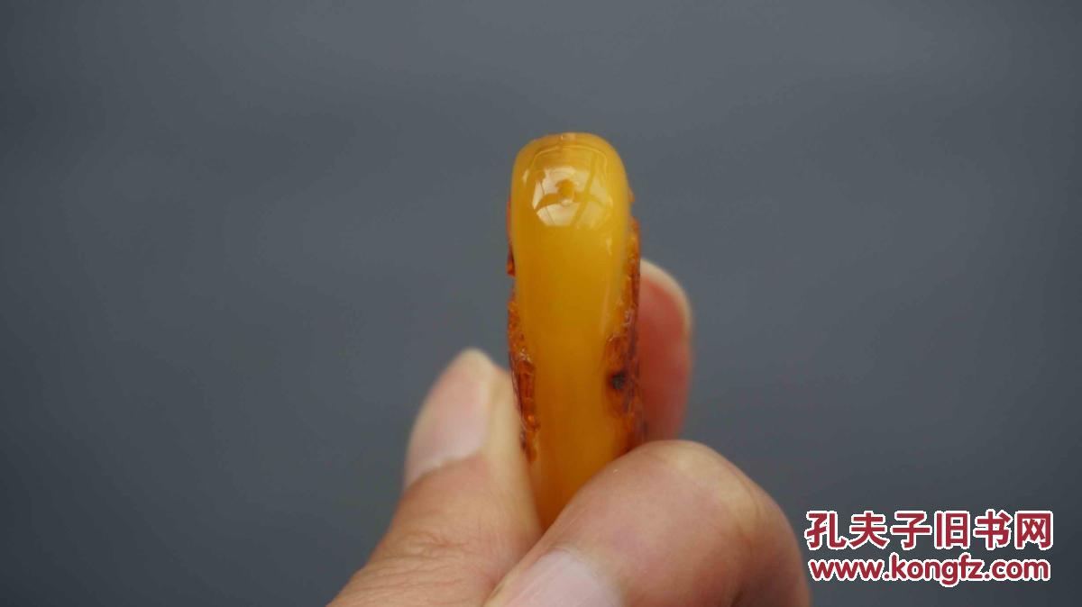 童男童女海漂留皮蜜蜡挂件,文房雅玩 拍品编号:28202616