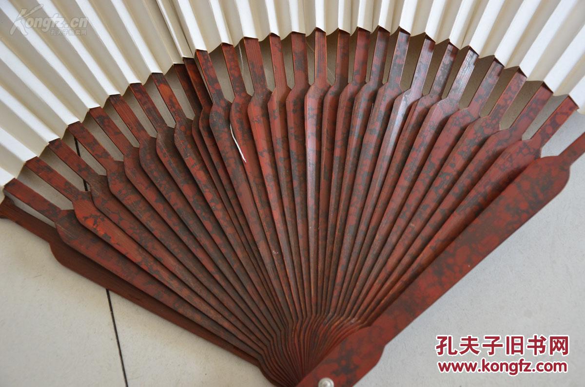 【图】九十年代 宣纸素面大挂扇 稀见_价格:20