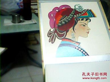 1985年8开6张双月挂历雕版少数民族四套人民币头像