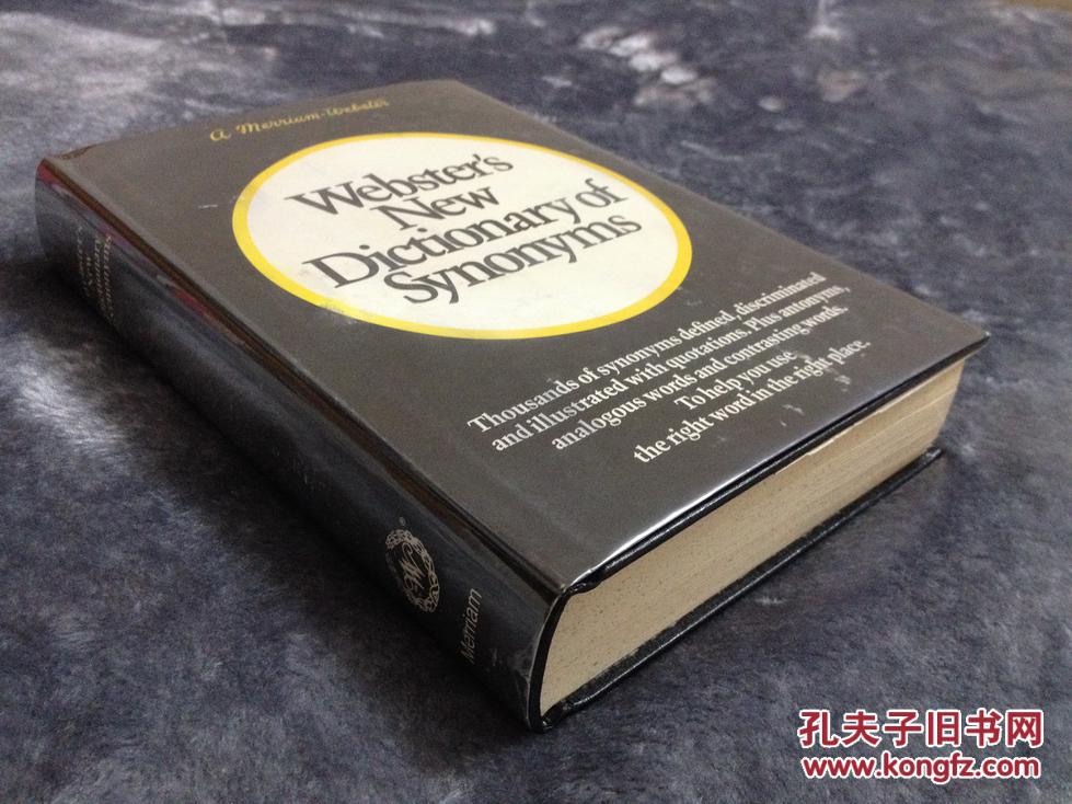 ew Dictionary of Synonyms 韦氏同义词辞典_价