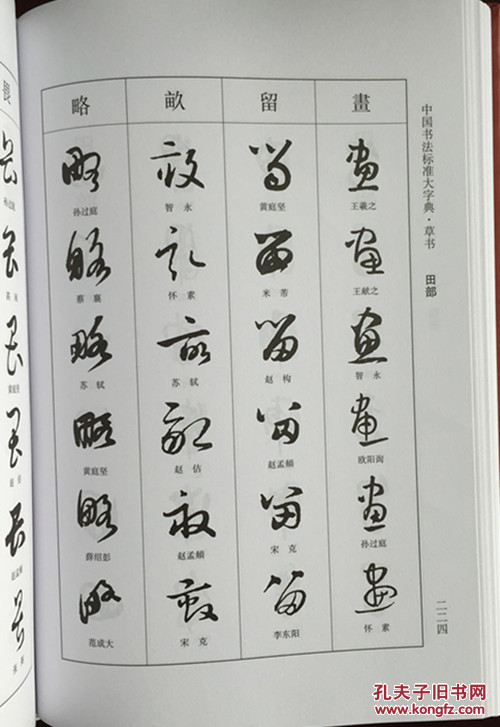 正版新书:中国书法标准大字典.草书(张海主编 硬精装)