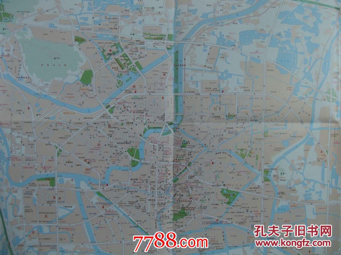 2014湖州市标准地名图-对开地图