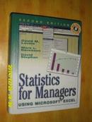 SECOND EDITION STATISTICS FOR MANAGERS USING MICROSOFT R EXCEL 有光盘