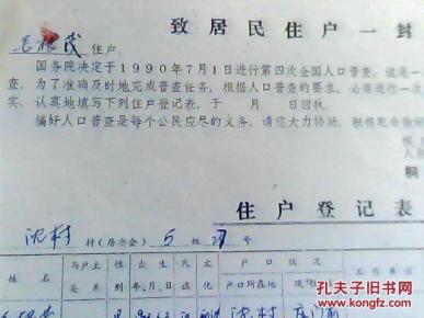 人口普查表住户项目_人口普查表(2)