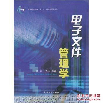 【图】电子文件管理学 金波,丁华东 上海大学出
