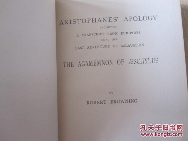 ngorski & Sutcliffe全皮Aristophanes' Apology 