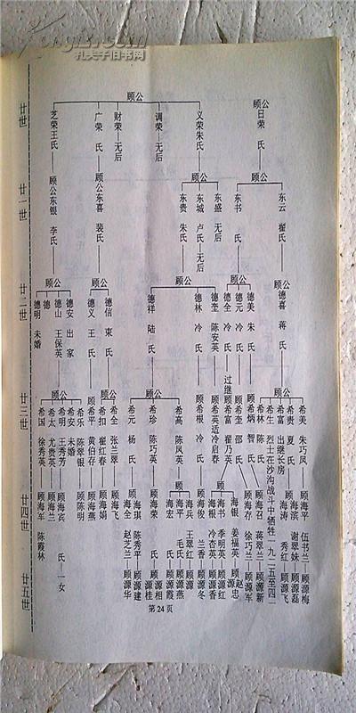 【复印件】顾氏家谱【楚宝堂】七灶支 大16开 200页 2002年续修版本