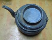 清朝时期的提梁锡茶壶 包老 完整