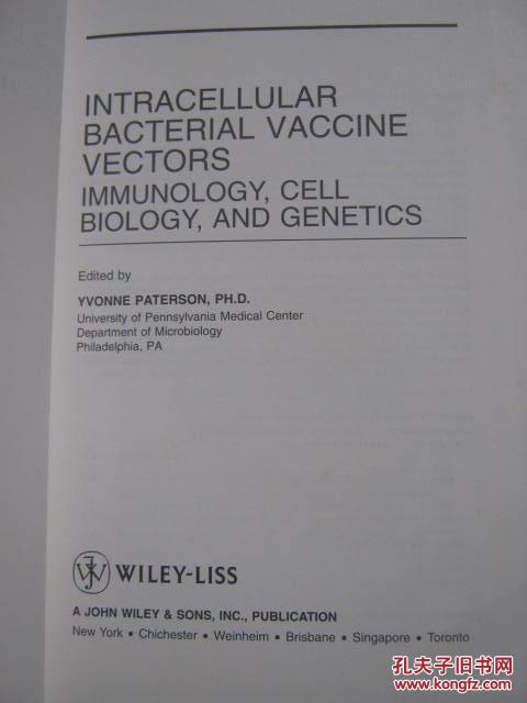【图】英文原版细胞细菌类研究书《INTRACE