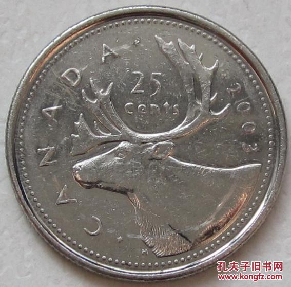 2003年 加拿大硬币25分