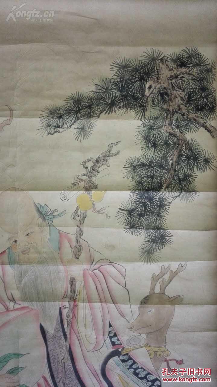 古代画家精鹏大幅精品画作