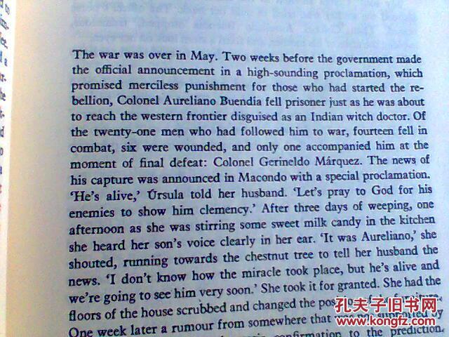 【图】百年的孤寂(百年孤独) One Hundred Yea