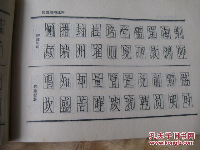 《钢笔仿宋字书法》 32开105页 84年1版1印