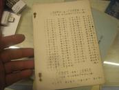 1973年中国象棋友谊表演赛【32开油印本】.