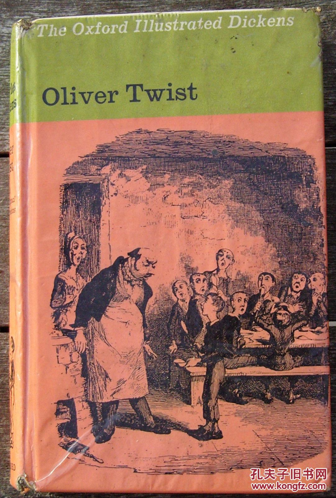 世界名著狄更斯著作1966年伦敦出版雾都孤儿大量版画插图24开精装