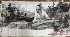手绘真迹国画：梅州青年画家张天鸿（独醉）四尺