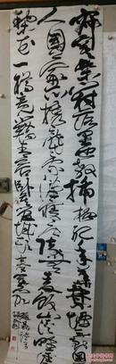 著名书法家胡文科巨幅狂草书书法