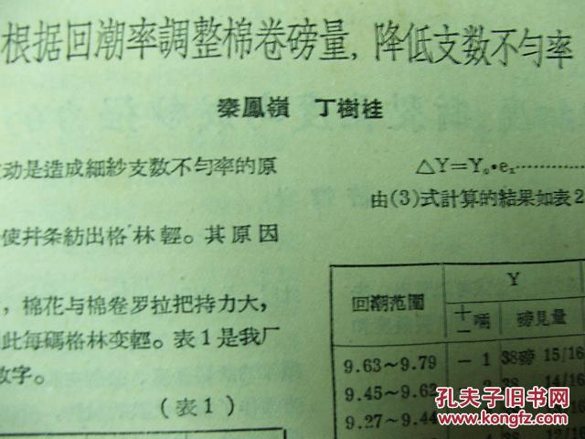 【图】极具收藏价值58老期刊《纺织通报》2中