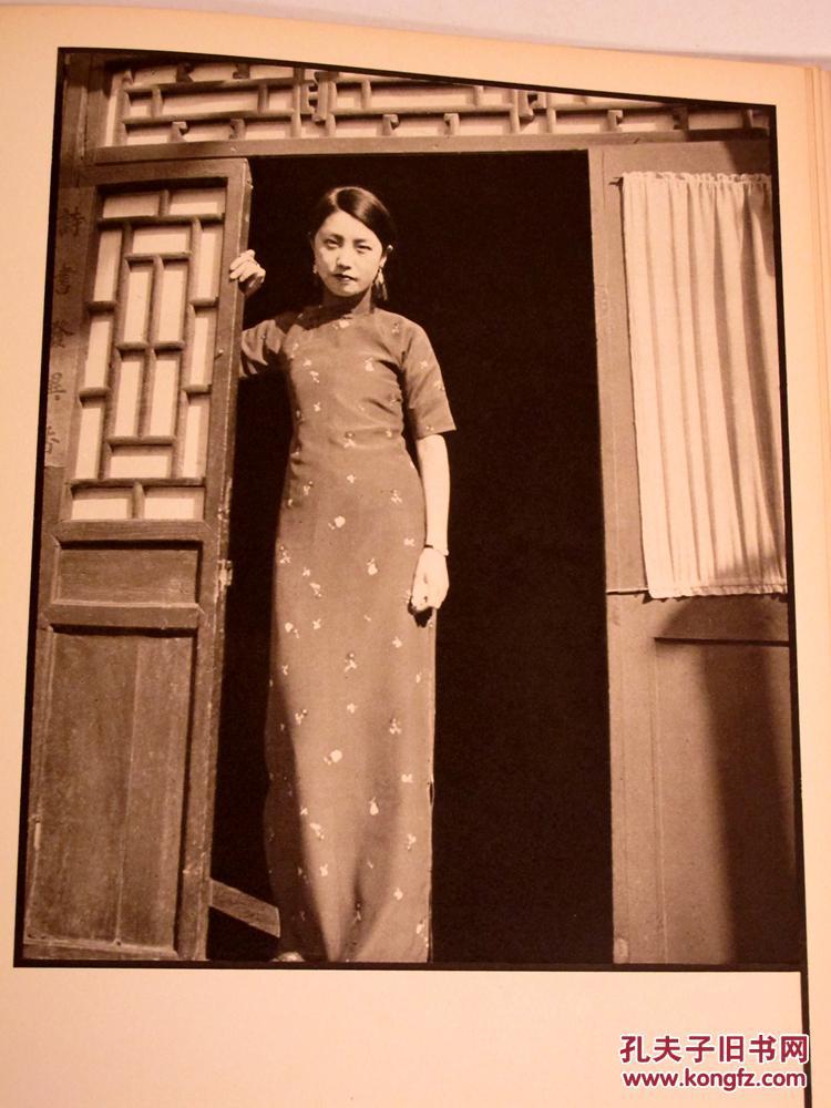 1934年初版布面精装大开本彩色/黑白影集 peking studies by ellen