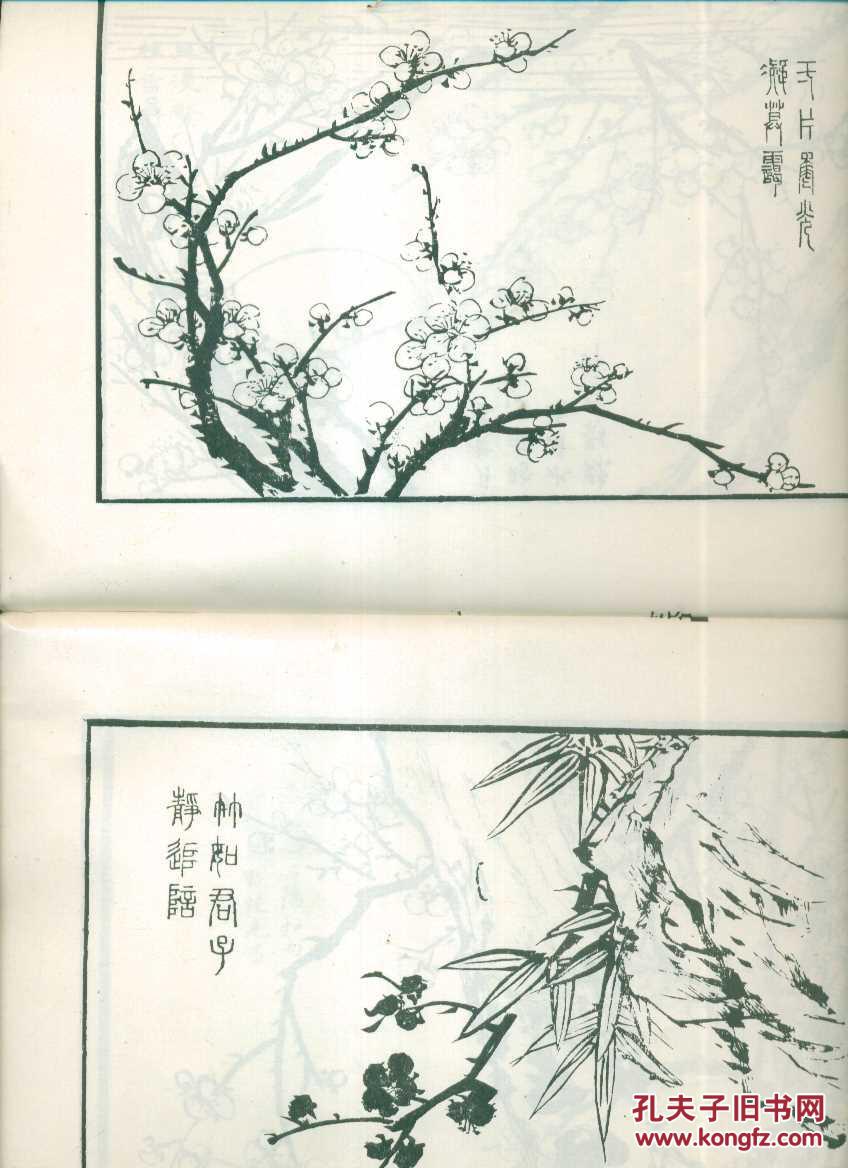 芥子园画谱-梅兰竹菊