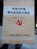 中国共产党鲁山县党史大事记（1949.10----1990.12）