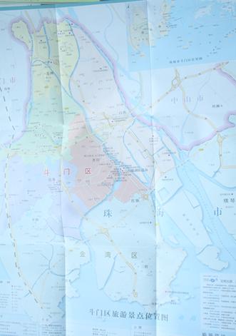 斗门地图