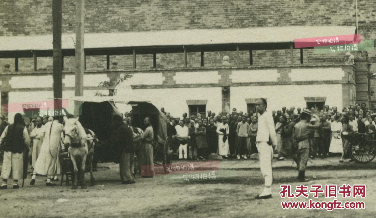民国北京1910-1920年代年正阳门瓮城东闸楼城门城楼老照片