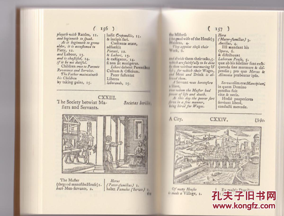 世界绘本文学名著复刻 世界上第一本儿童图画书,夸美纽斯的《世界图绘
