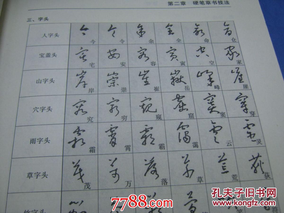 《中国硬笔书法自学指南-草书》