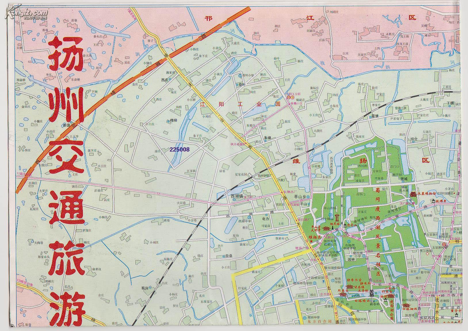 扬州旅游地图图片