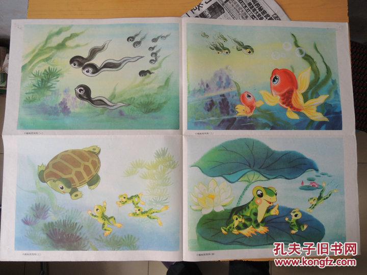 小蝌蚪找妈妈(六年制小学课本语文第四册教学图片 上)