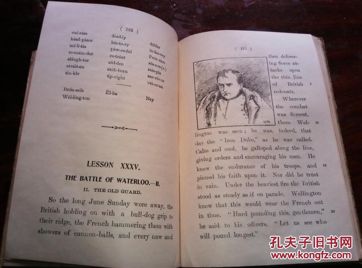 book four【明治四十五年版 大日本图书株式会社出版发行】英文课本