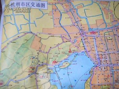杭州市区交通图_简介_解放后_地图类