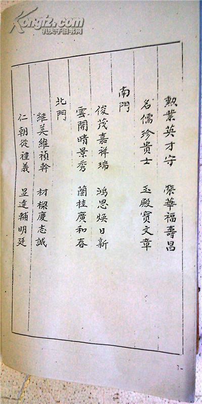 家谱----袁氏族谱【汝南郡燕贻堂】世明公袁家庄东门支 16开 49页