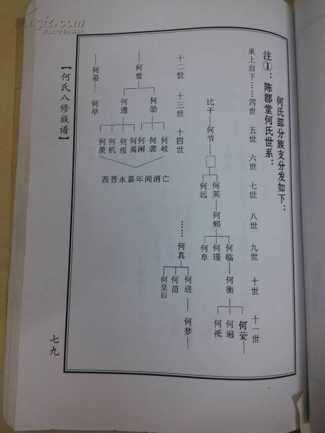 何氏八修族谱首卷上包国内邮挂费