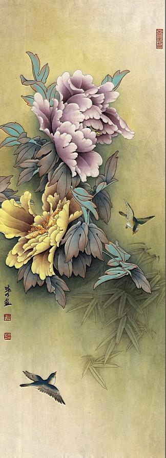 现代国画宣纸精印 工笔画68 40-110厘米