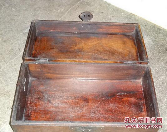 【图】老木箱花梨木精雕刻花纹图价格_家具:的铜鱼箱子四川上图片