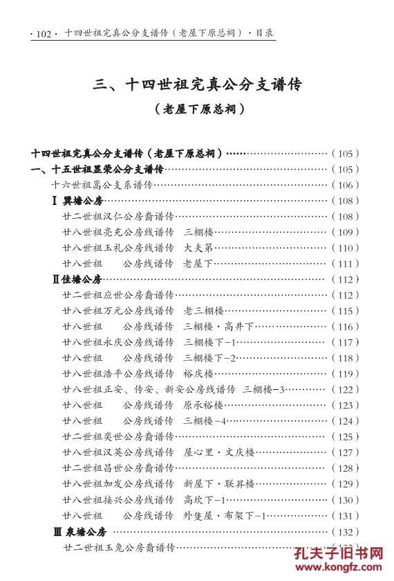 家谱----张氏族谱桃源化孙公支 16开 456页 2011年版